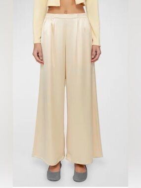 LESET BARB WIDE LEG BOXER PANT LB149A-BARB GOLDEN Size XS New Women's Pants